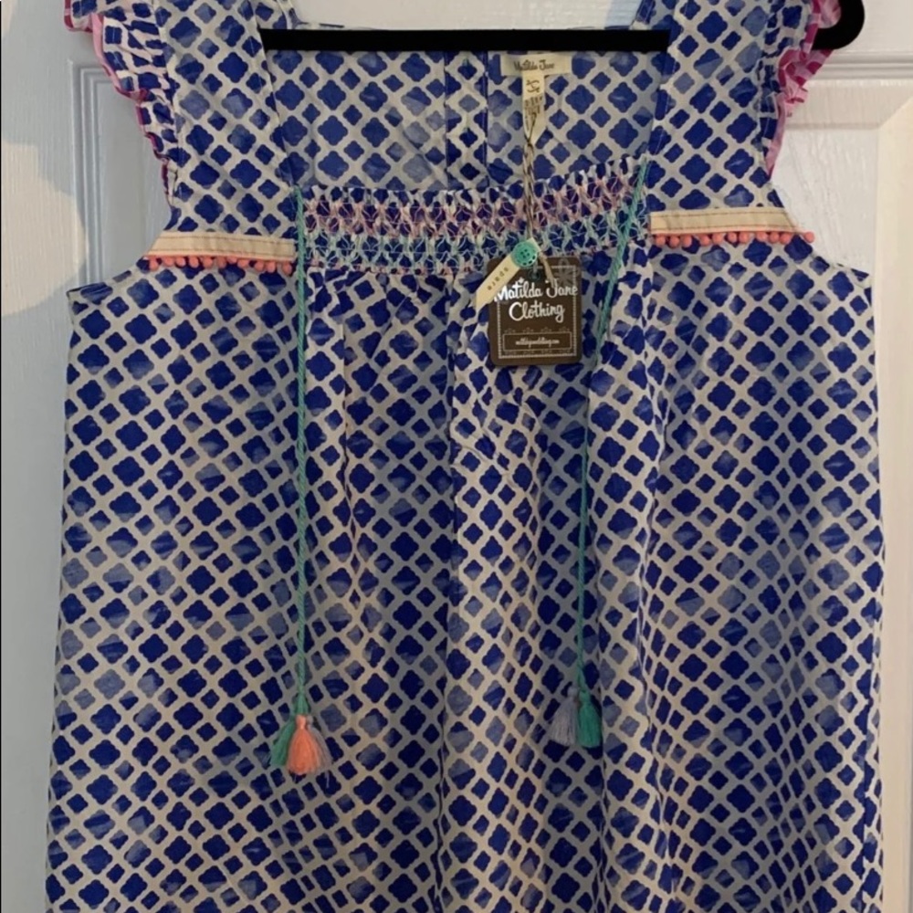 NWT Matilda Jane - sleeveless smock tunic